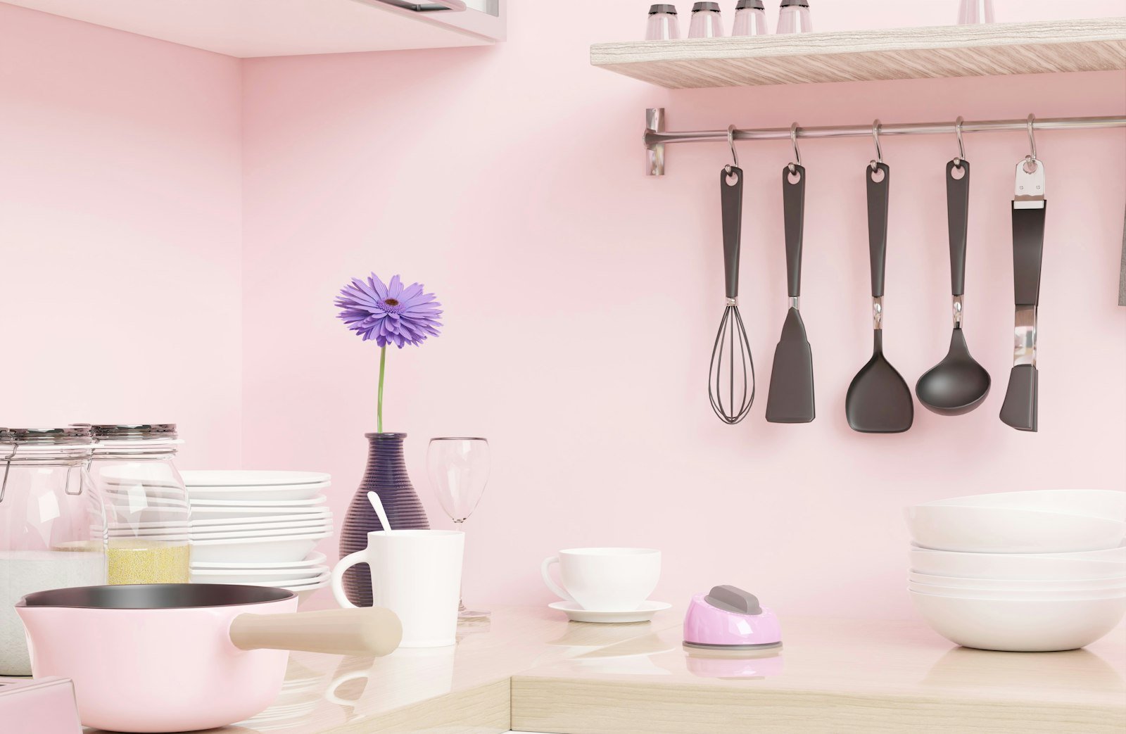 Pink Kitchen Ideas: How to Make This Soft Neutral Work